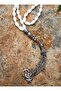 Natural Stone Prayer Beads - White - - 3