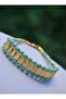 Turquoise Tugrali Bracelet - Blue -