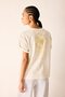 100% Cotton Nba Wordmark Relax Fit Back Printed Short Sleeve T-Shirt H5228Ax26Au
