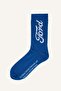 Men's Ford Motor Company Logo 2-Piece Cotton Long Socks I0830Axns - 3