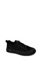 Men's Black Lace-Up Thick Soled Nubuck Leather Sneaker Wm680053Dn - 7