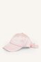 Women's Satin Cap Hat with Ribbon Detail on the Back H6759Ax26Wn