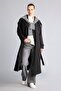Relax Fit Double Breasted Belted Long Trench Coat H3154Ax26Au