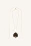 Women's Leather-Look Pendant with Ring Detail I6625Axns