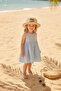Children's Straw Hat with Colorful Owl Figure Summer Beach and Sun Hat - 2