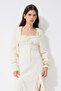 Regular Fit Front-Tie Crop Basic Cardigan I4930Ax26Au