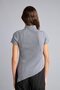 Fitted Short Sleeve Button Detailed Asymmetrical Half Turtleneck Basic Sweater I5005Ax26Au - 5