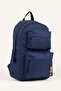 Multi-Pocket Teddy Bear Patch Detailed Backpack I7884Axns - 2