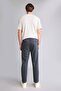 Regular Fit Zippered Elastic Waist Flat Leg Trousers with Pockets H1270Ax26Au - 5