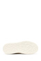 Men's White Lace-Up Thick-Soled Leather Sneaker Wm680004Dv - 4
