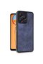 Realme Note 50 4g Compatible Case Aras Leather Cover - Navy Blue - 5
