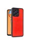 Realme Note 50 4g Compatible Case Aras Leather Cover - Red - 4