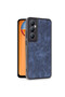 Realme C65 Compatible Case Aras Leather Cover - Navy Blue - 5