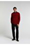 Regular Fit Round Neck Jacquard Men's Purple Sweater - 3
