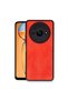 Xiaomi Redmi A3 4g Compatible Case Aras Leather Cover - Red - 4