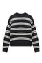 Smoked Striped Soft Textured Sweater - 2