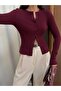 Women's Corsman Knitwear High Collar Buttoned Front Blouse - 7