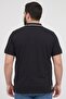 Men Regular Fit Brand Logo Short Sleeve Polo Shirt, Black - 4