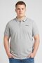 Men Regular Fit Brand Logo Short Sleeve Polo Shirt, Light Grey