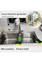 Kitchen Sponge Holder with Dishcloth Drying Rack Kitchen Sink Caddy Organizer with Drain Pan - Kitchen Rag Stand for Kitchen Dish Supplies Sink Plug Rags Brush Wall-mount Countertop White - 2