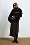 Ander Women's Knitted Sweatshirt Black - 4