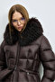 Klemantın Women's Outerwear Dark Brown - 3