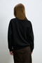 Ander Women's Knitted Sweatshirt Black - 6