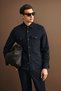 Eliot Men's Slim Shirt Jacket Regular Fit Navy Blue - 4