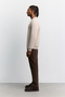 Men's Stone Crew Neck Injection Printed 3 Thread Raised Sweatshirt A62Y1291 - 3