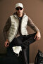 Sunlight Goose Feather Men's Inflatable Coat Stone