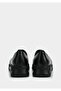 Black Leather Women's Shoes - 4