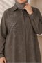Shirt Collar Jacquard Tunic 21045 - 3