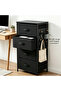 4-Tier Fabric Storage Cabinet, 45 x 30 x 90 cm, Freestanding Dresser with 4 Drawers - 5