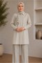 Shirt Collar Jacquard Tunic 21045 - 2