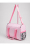 Pink Multi-Pocket Mother and Baby Maternity Bag with Adjustable Shoulder Strap - 2