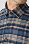 Long Sleeve Regular Fit Plaid Wool Flannel Lumberjack Winter Shirt - 4