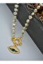 Pearl Necklace - Gold Color -