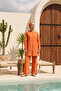 Modest Swimwear - Orange - Plain - 3