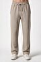 Men's Stone 3-Thread Comfortable Cut Cotton Sweatpants with Fleece Inside