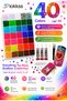 40 Colors 32,000Pcs Bedazzling Set 3mm Flatback Rhinestones Bedazzling Kit with 3 B7000 Glues & Tools, Multicolor Resin Gems DIY Bling Craft Set for Shoes, Tumblers, Phone Cases & Nail Art - 3