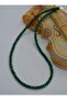 4mm Malahit Stone Necklace - Multicolor -