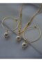Jewelry set - gold color - - 4