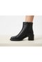 Genuine Leather Zippered Boots Women's Shoes