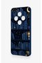 Redmi 14C Compatible Night-Themed Bookshelf Patterned Silicone Case - 3