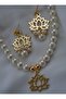 Jewelry set - gold color - - 2