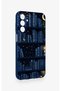 Samsung A15 Compatible Night Themed Bookshelf Patterned Silicone Case - 3