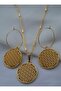 Jewelry set - gold color -