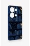 Redmi Note 13 Pro 4g Compatible Night-Themed Bookshelf Patterned Silicone Case - 3