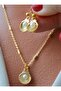 Jewelry set - gold color - - 3