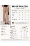 Women's Double Fabric Chinese Button Detailed Wide Leg Pants - 8